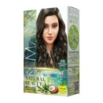 MAXX DELUXE AMMONIA FREE HAIR DYE KIT  7.11